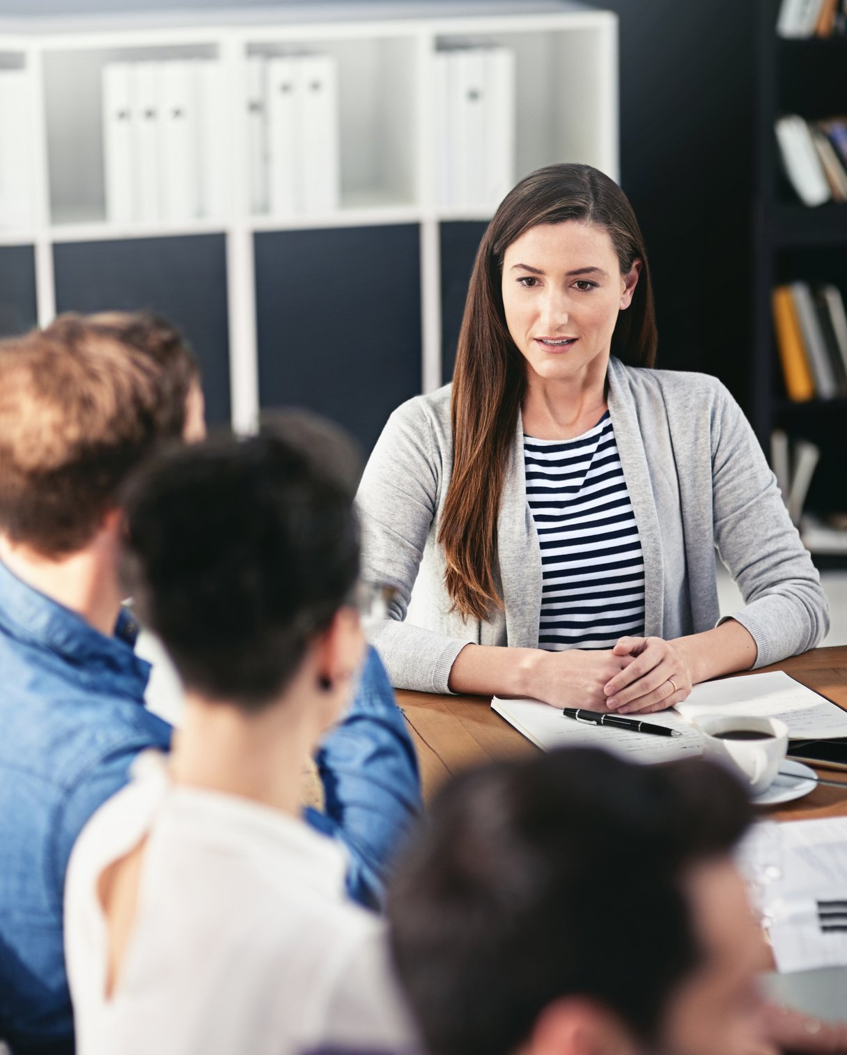 staff member smiling
